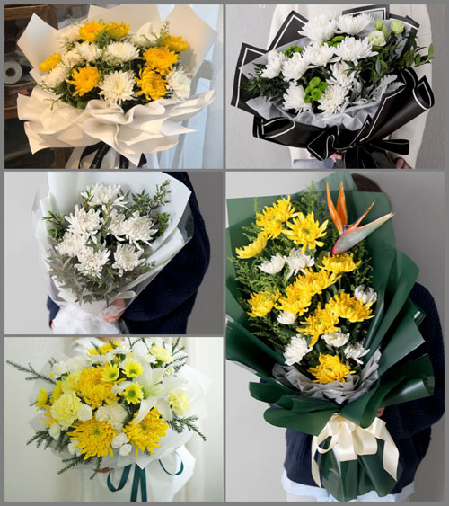 广东中山市横栏镇新丰村白事花束代送